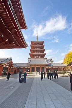 Tokyo Temple Stock Photos