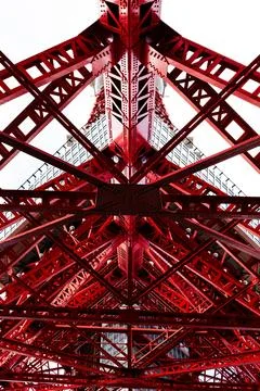 Tokyo Tower - Experimental View Stock Photos