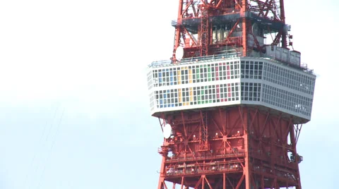 Tokyo Tower Stock Footage 31485496