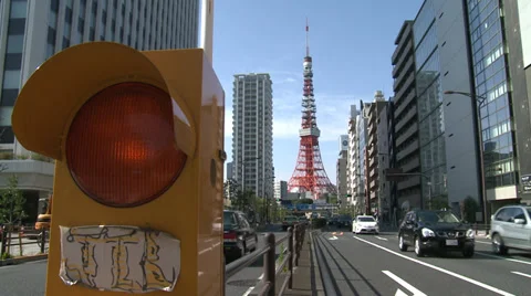 Tokyo Tower Stock Footage 31485573