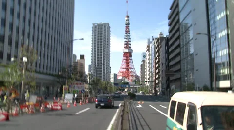 Tokyo Tower Stock Footage 31486381