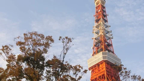 Tokyo Tower Stock Footage 100192136