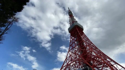 Tokyo Tower Stock Footage 148008278