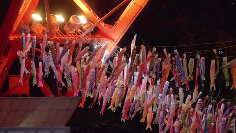 Tokyo Tower at Night 스톡 동영상 282660736