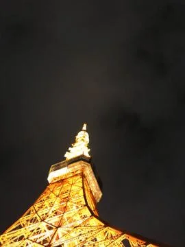 Tokyo tower at the night time Foto stock
