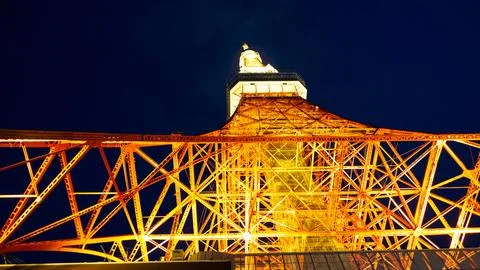 TOKYO TOWER Stock Photos