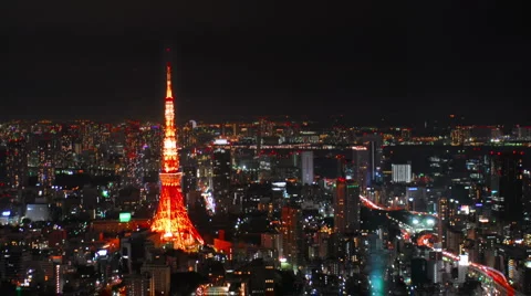 Tokyo Tower Time-Lapse 動画素材 4885770