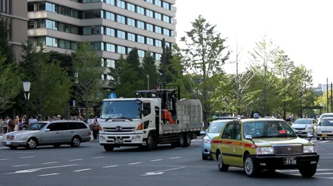 Tokyo traffic (1) Stock Footage 34282208