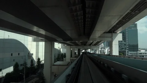 Tokyo from the train Stock Footage 94422231