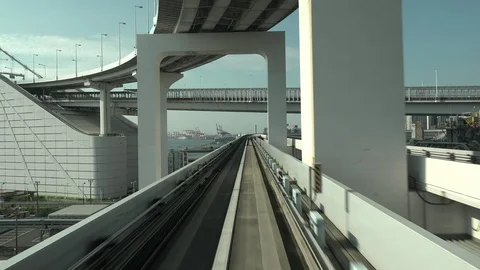 Tokyo from the train Stock Footage 94422259