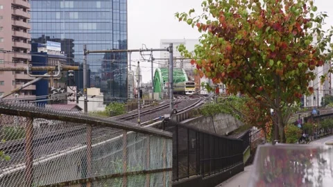 Tokyo Train Stock Footage 255807903