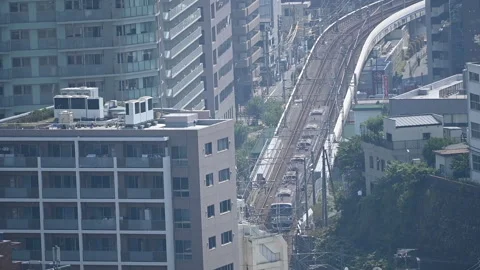 Tokyo train Stock Footage 318211609