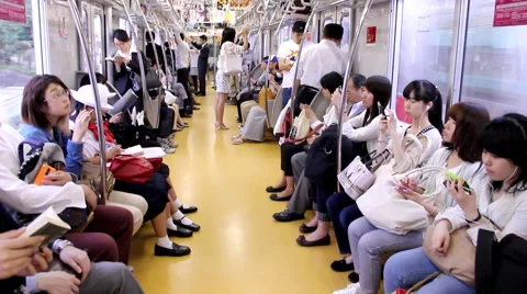 Tokyo train lines (1) Stock Footage 41862132