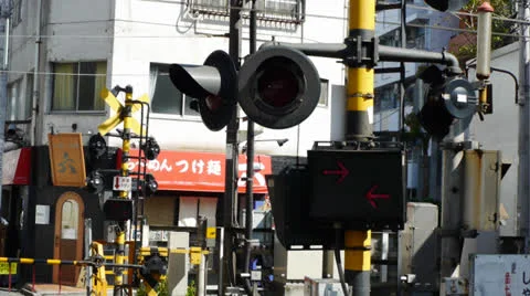 Tokyo train pass 3 Stock Footage 26195242