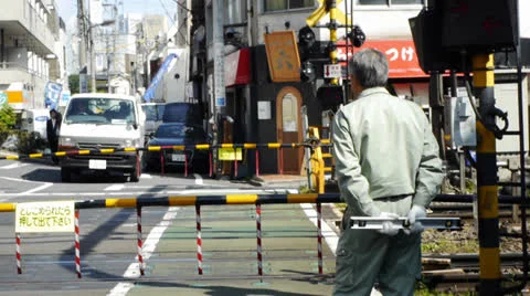 Tokyo train pass 5 Stock Footage 26195286