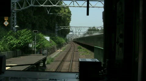 Tokyo Train Time Lapse Stock Footage 778220