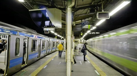Tokyo train trestle Video stock 327713