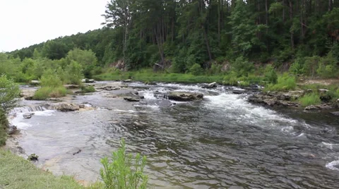 Toledo Bend river rapids Video stock 27339109