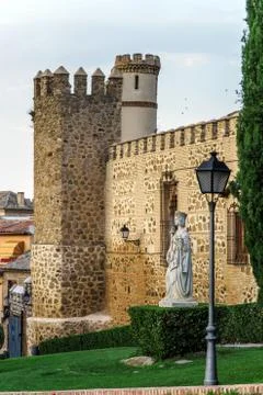 Toledo castle view Stock Photos