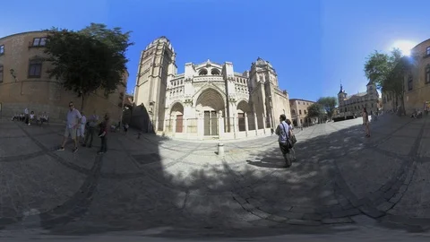 Toledo cathedral Stock Footage 116972442