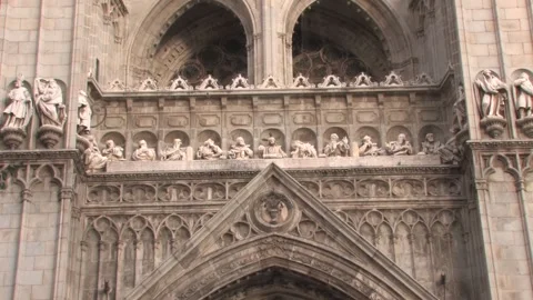Toledo Cathedral Stock Footage 196802352