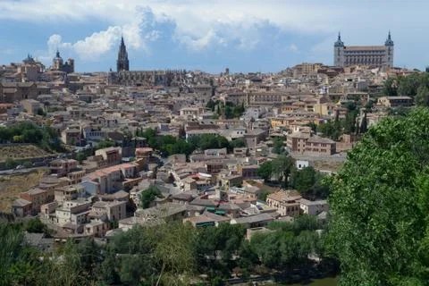 Toledo from outside Stock Photos