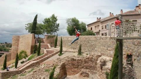 Toledo River Crossing Stock Footage 63981035
