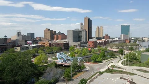 Toledo Skyline Stock Footage 155513191