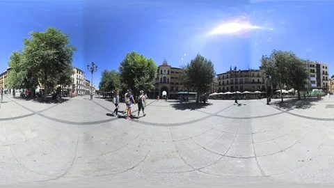 Toledo Zocodover VR Stock Footage 117482864