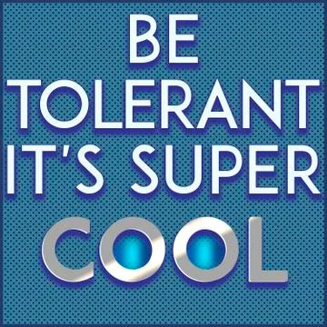 TOLERANT Stock Illustration