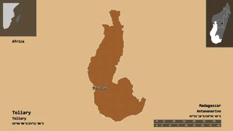 Toliary, autonomous province of Madagascar. Previews. Pattern Illustrazione stock