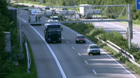 Toll collecting Stock Footage 85765