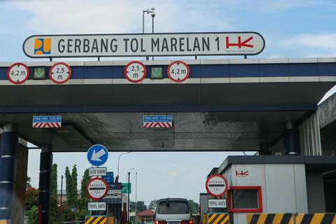 Toll gates Stock Photos