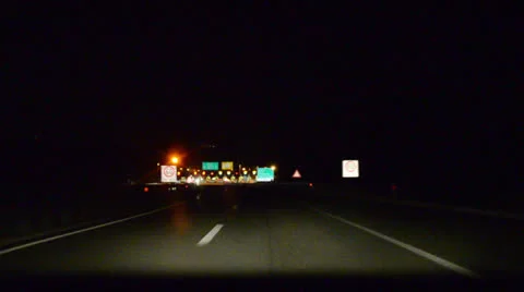 Toll payment stop on croatia Stock Footage 26272133