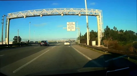 Toll road Stock Footage 46997485