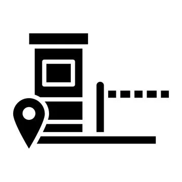 Toll Vector Icon Design Illustration Stock Illustration