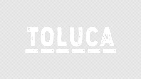 Toluca. Animated text. Transparent Alpha channel. 4K video. Stock Footage 154196428