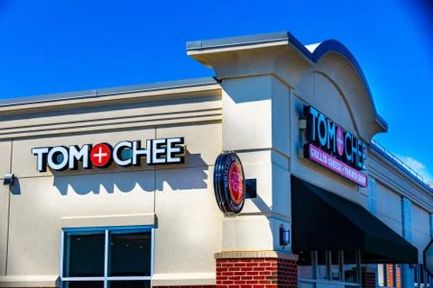 Tom and Chee Logo Stock Photos