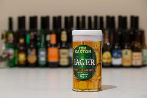 Tom Caxton Beer Kit Stock Photos