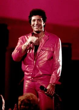 Tom Jones Performing on Solid Gold, 1984. Credit: Ron Wolfson / MediaPunch Foto stock
