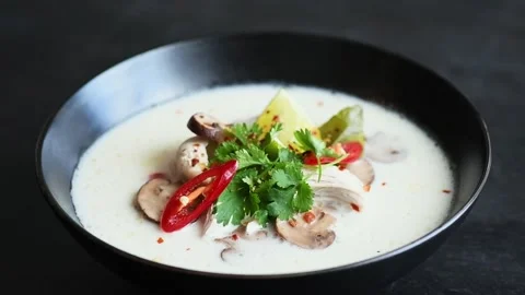 Tom Kha Gai Stock Footage 176276476