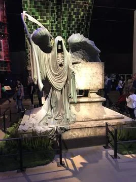 Tom Riddle Graveyard Statue Stock Photos