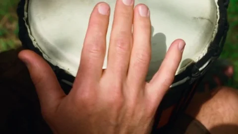 Tom-tom ; a tall narrow drum Stock Footage 76529125
