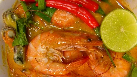 Tom Yum Kung Stock Footage 74202981