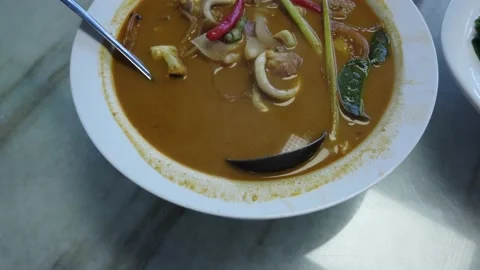 Tom Yum or Tom Yam Stock Footage 145933434