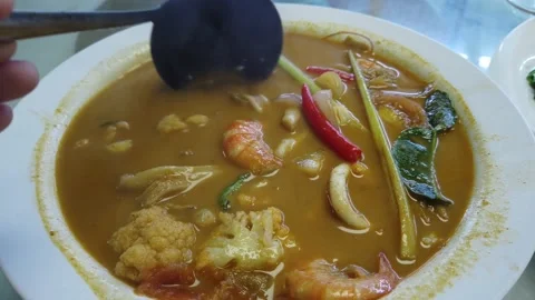 Tom Yum or Tom Yam Stock Footage 145933609