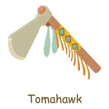 Tomahawk icon, isometric 3d style Stock Illustration