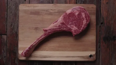 Tomahawk Steak 1 Stock Footage 194718152