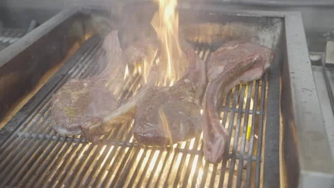 Tomahawks with Fire Stock Footage 167983479