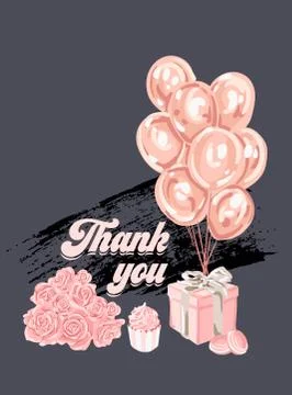 Tomantic set of female objects. Good for wrapping, card or poster. Rose gold set Illustrazione stock